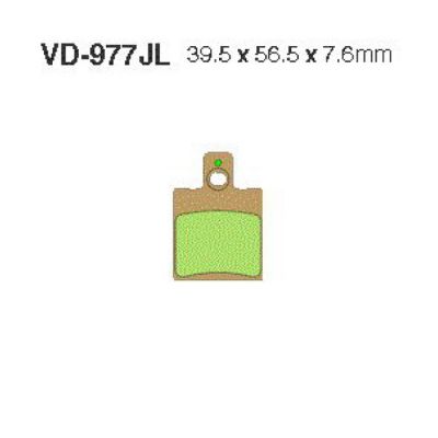Brzdové destičky VESRAH VD977JL